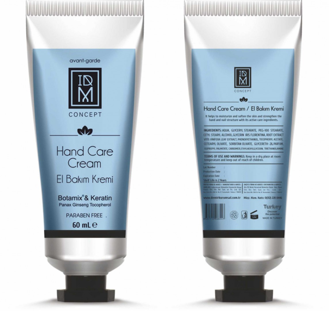 IDM CONCEPT EL BAKIM KREMİ  ( 60 ml )