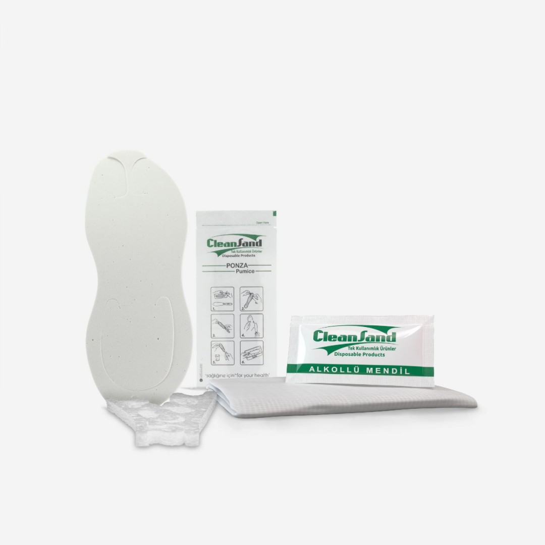 CLEAN SAND TEK KULLANIMLIK  PEDİKÜR SETİ